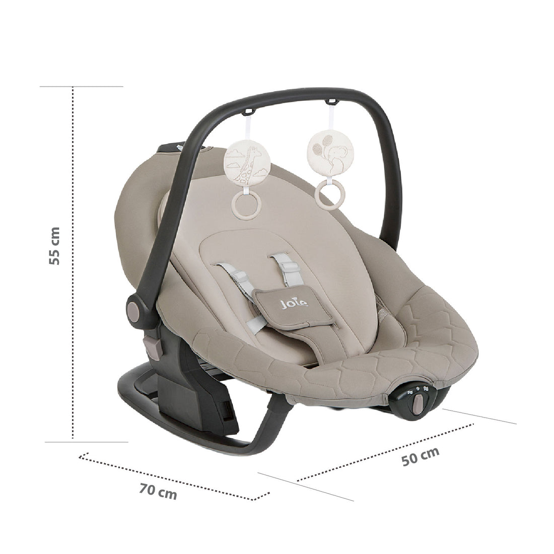 mecedora bebe joie 2 en 1 serina Hazelnut