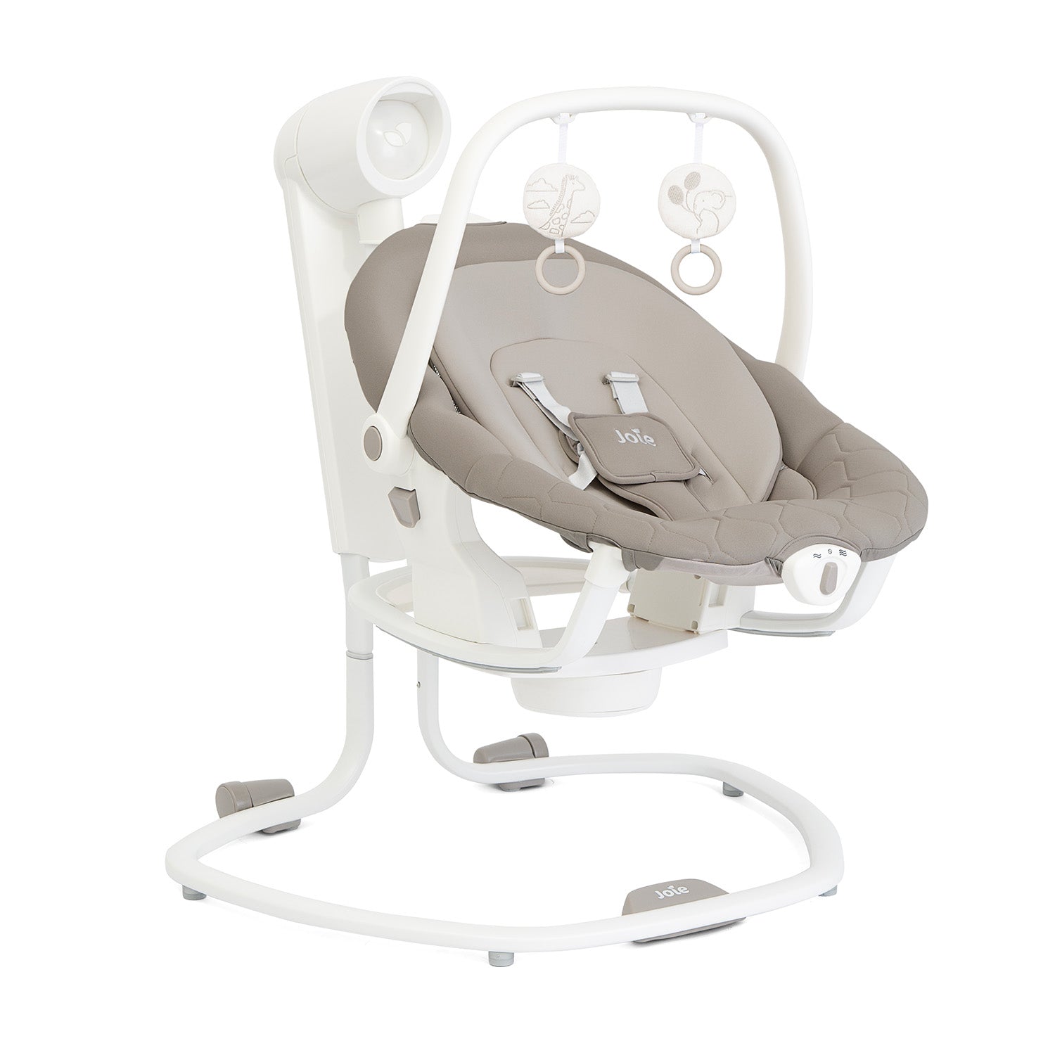 mecedora bebe joie 2 en 1 serina Walnut